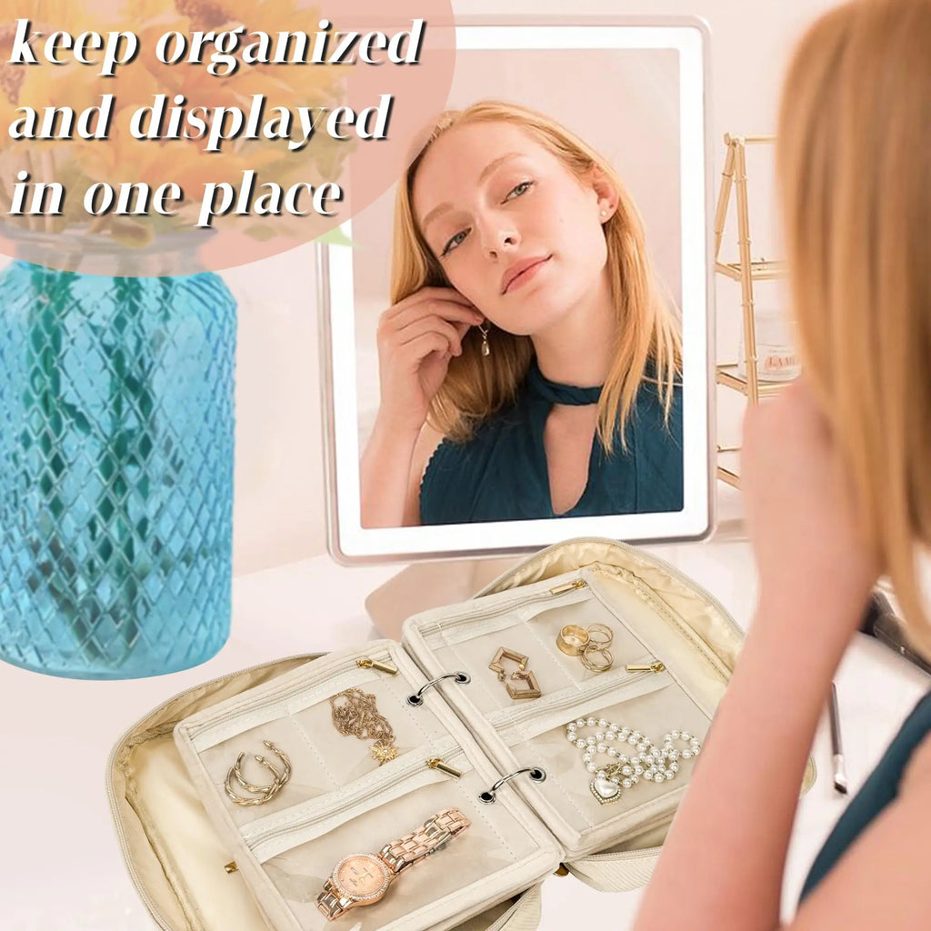 Travel Jewelry Organizer Case