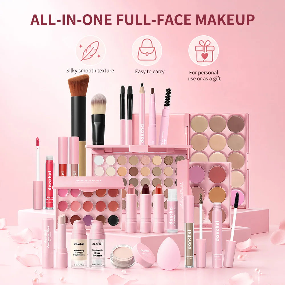 Complete Makeup Kit-Face,Eyes & Lips