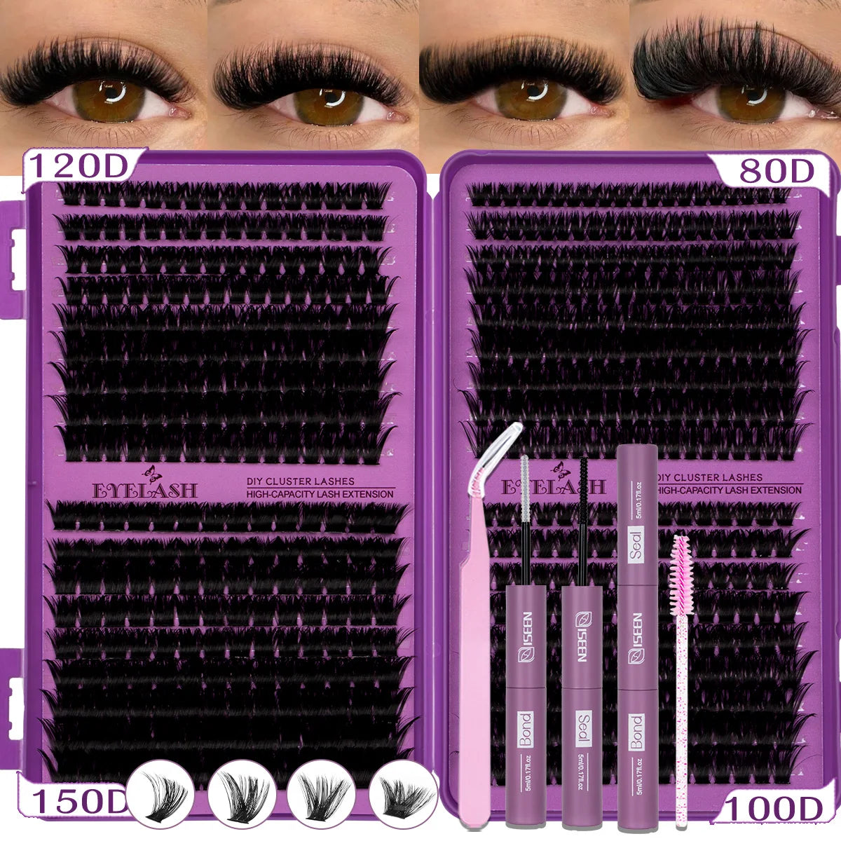 DIY Eyelash Cluster Kit(9-16mm)
