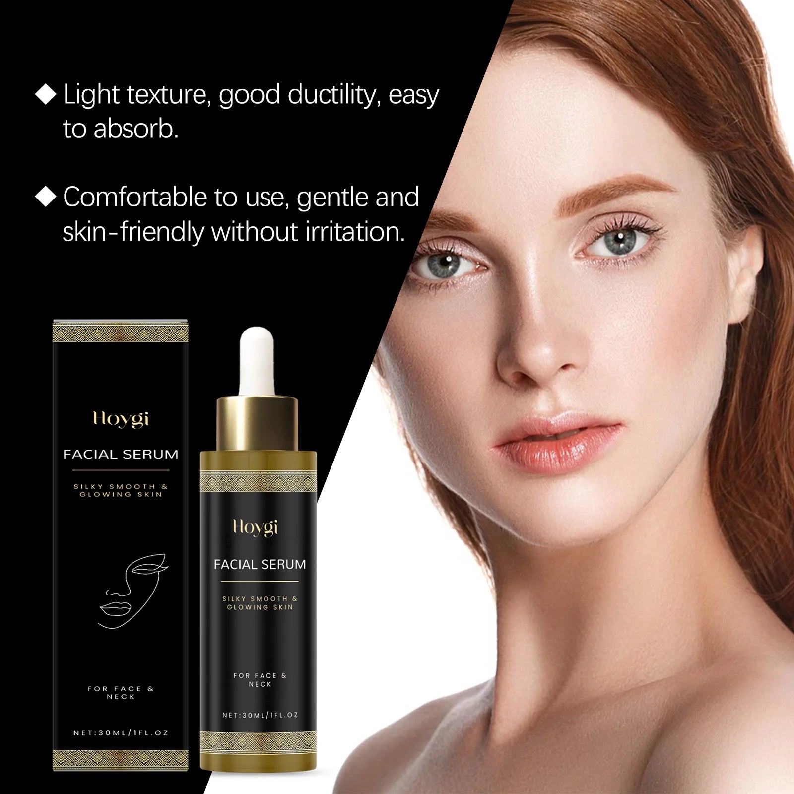 Hoygi 30ml Illuminating Face Serum Vitamin E Frankincense Essence