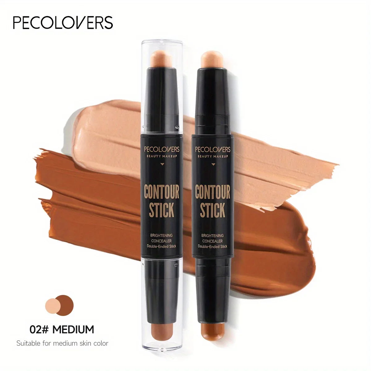 Double Head Highlight Pen Face Make Up Liquid Waterproof