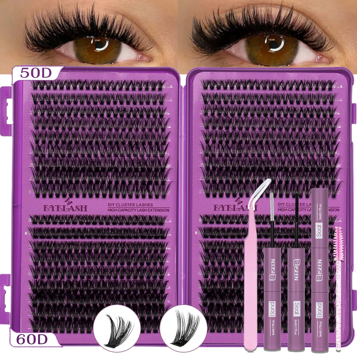DIY Eyelash Cluster Kit(9-16mm)