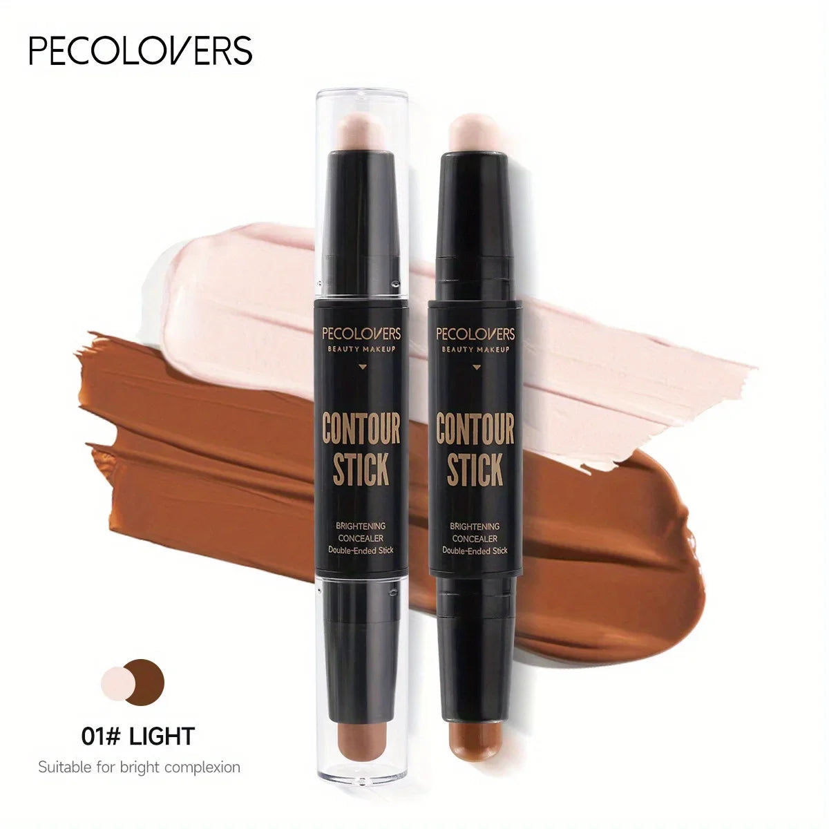 Double Head Highlight Pen Face Make Up Liquid Waterproof