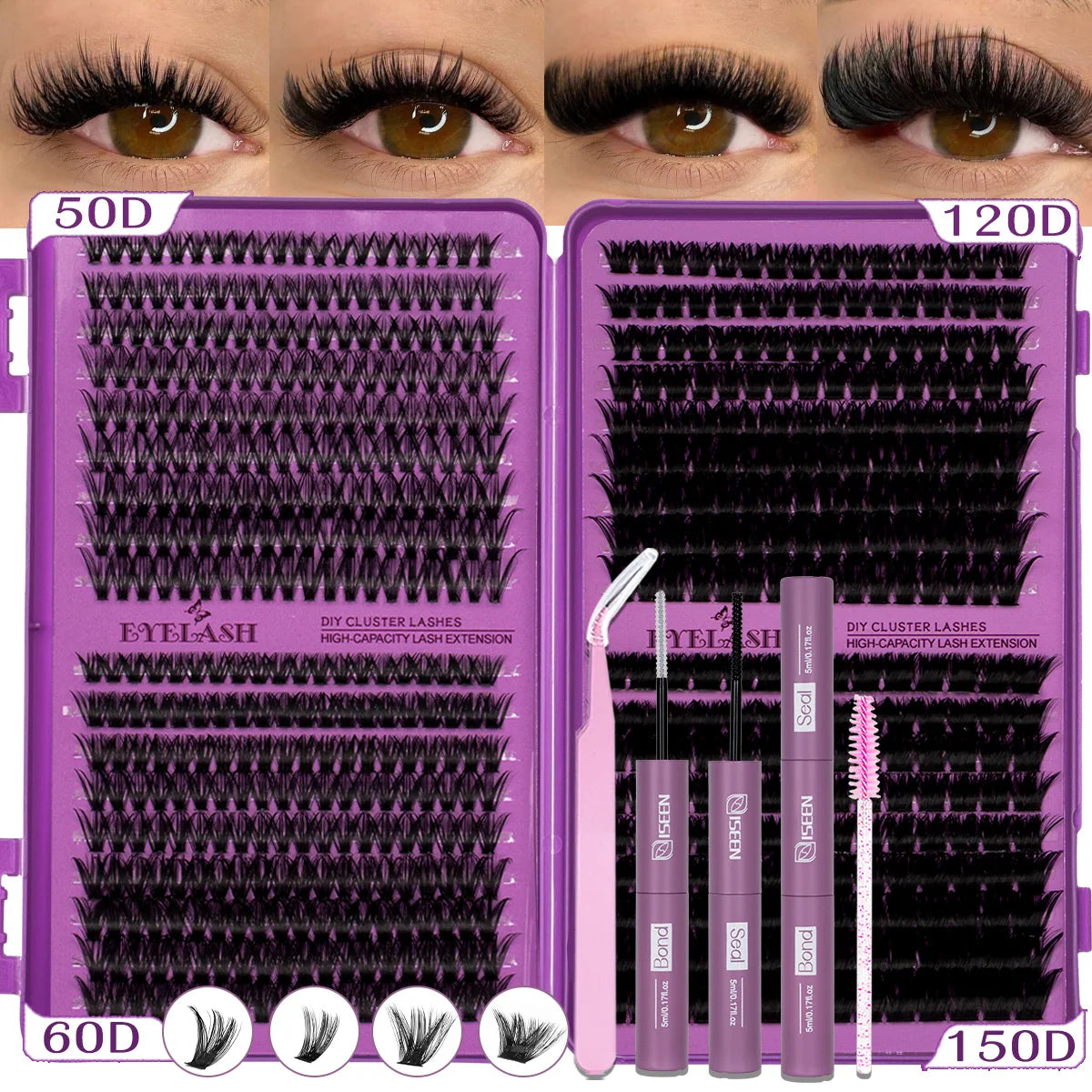 DIY Eyelash Cluster Kit(9-16mm)