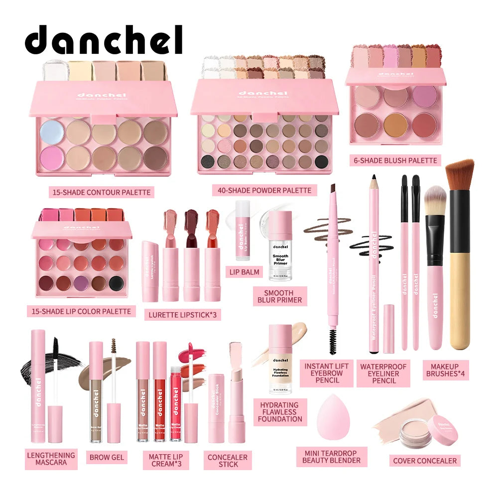 Complete Makeup Kit-Face,Eyes & Lips