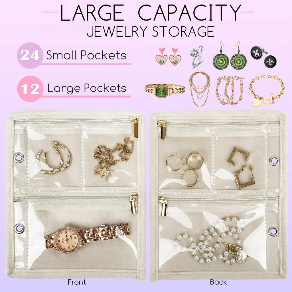 Travel Jewelry Organizer Case