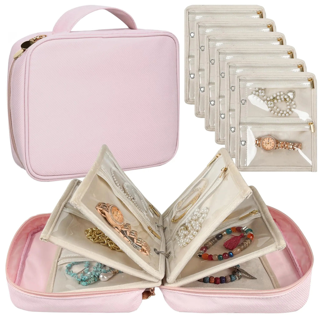 Travel Jewelry Organizer Case