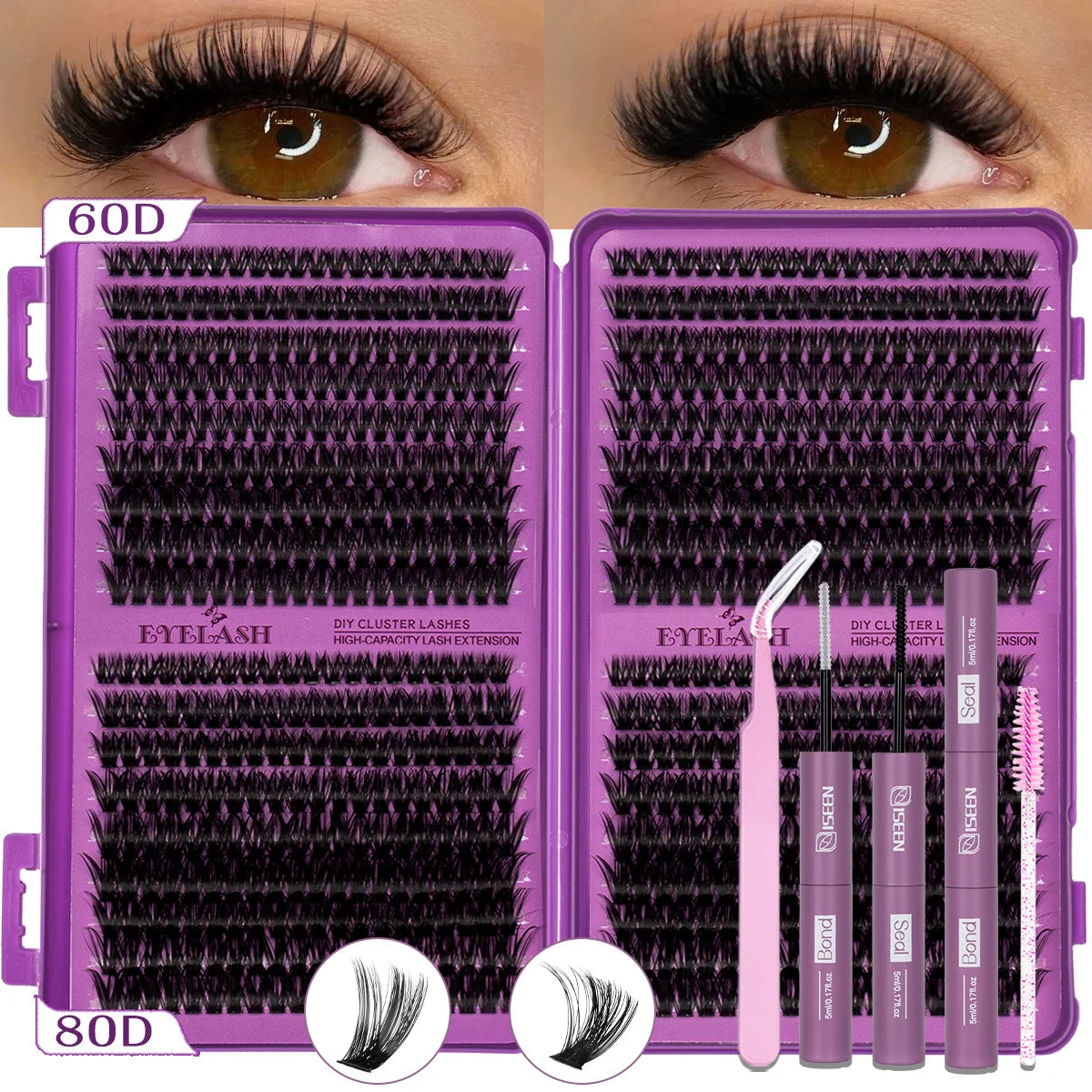 DIY Eyelash Cluster Kit(9-16mm)