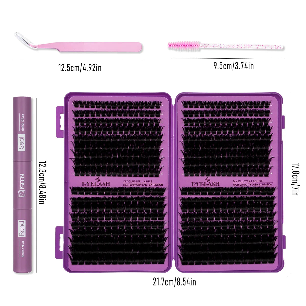DIY Eyelash Cluster Kit(9-16mm)