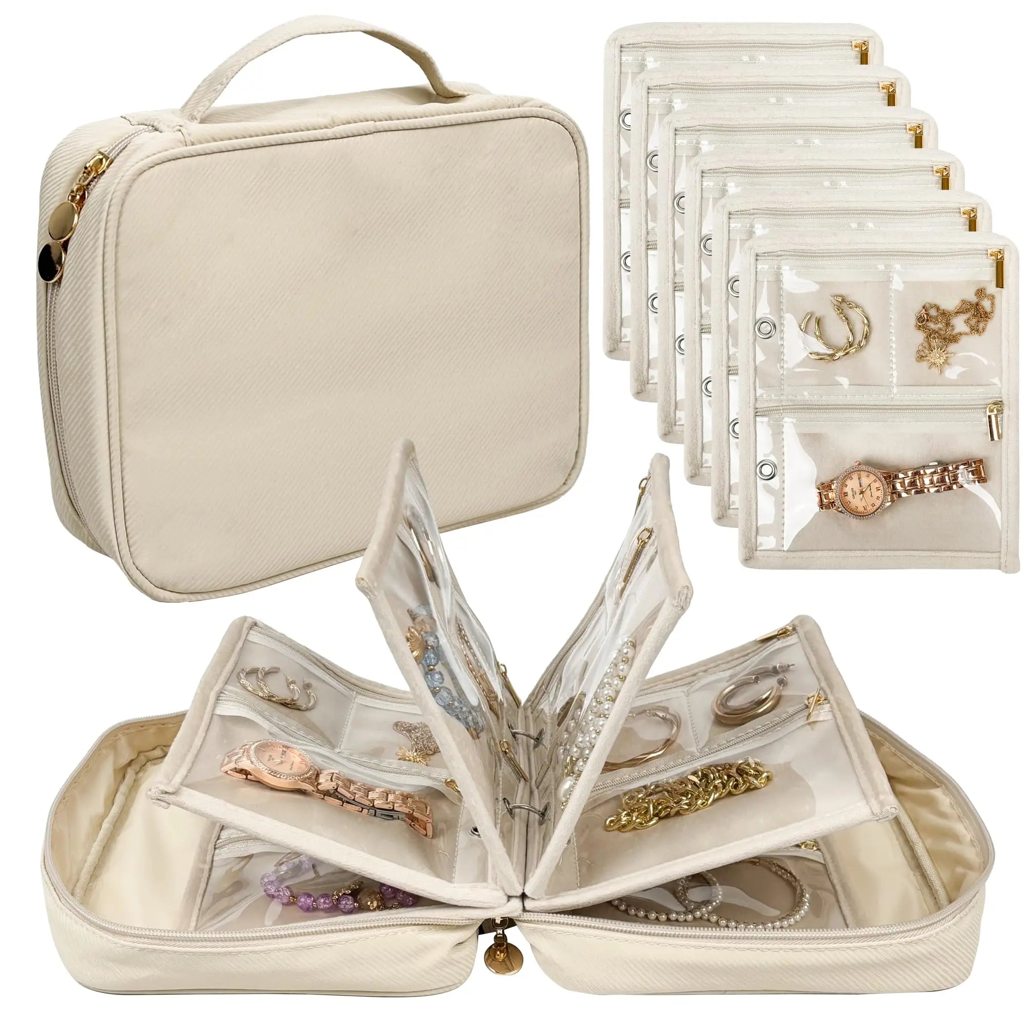 Travel Jewelry Organizer Case