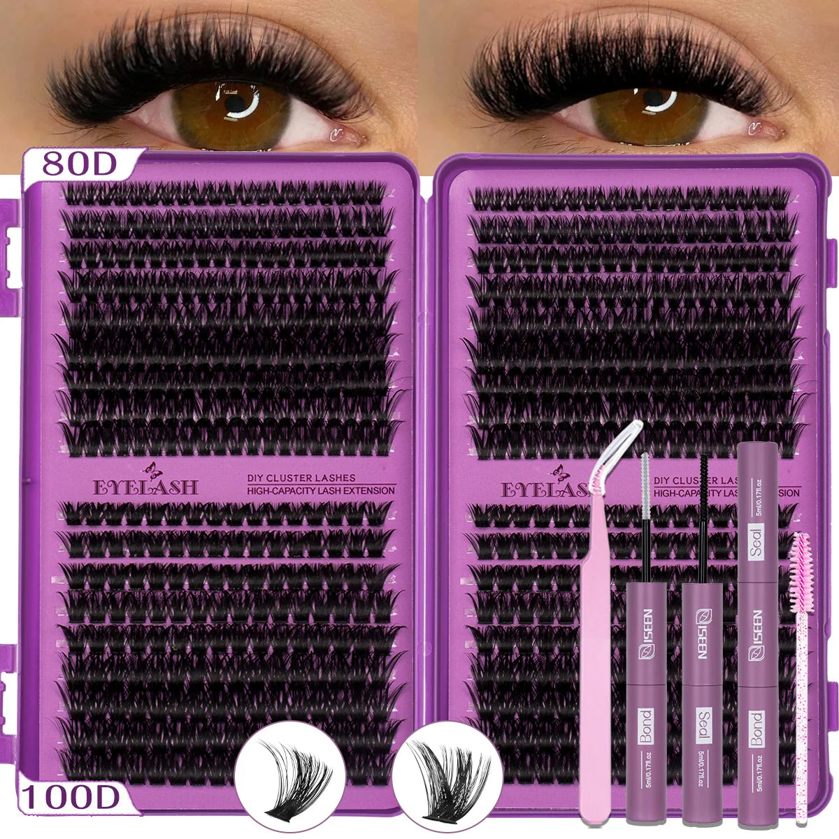 DIY Eyelash Cluster Kit(9-16mm)