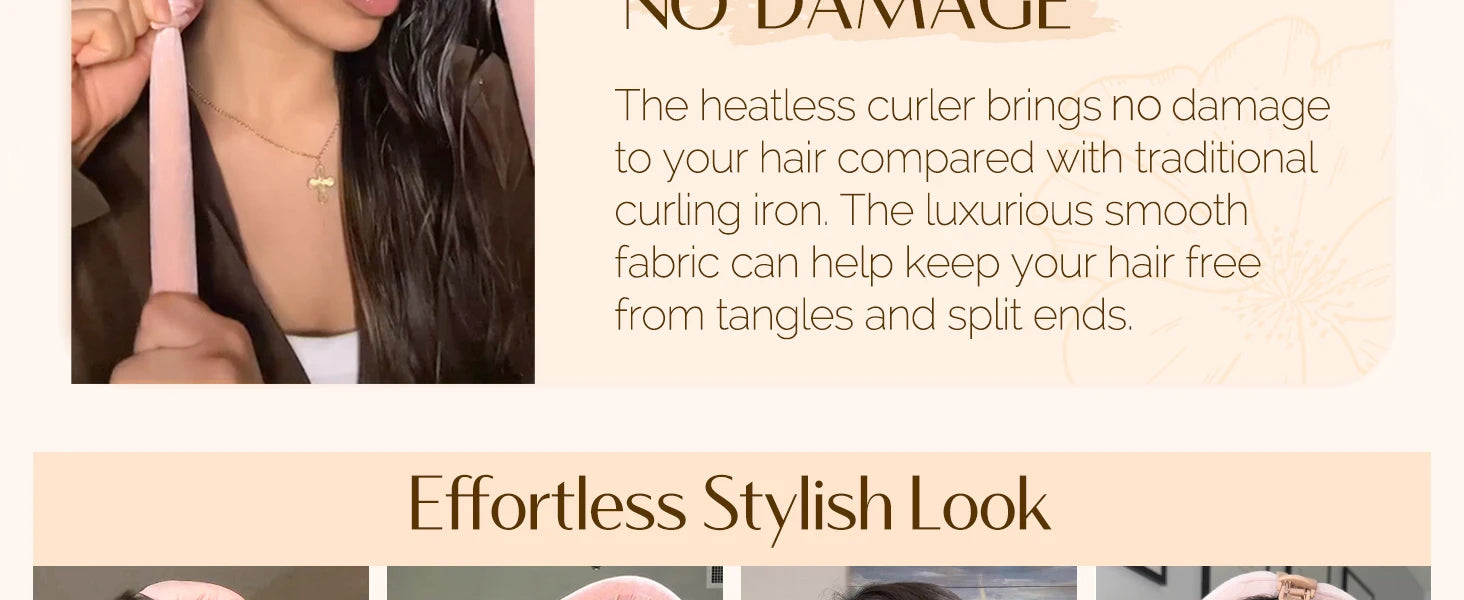 Heatless Hair Curler