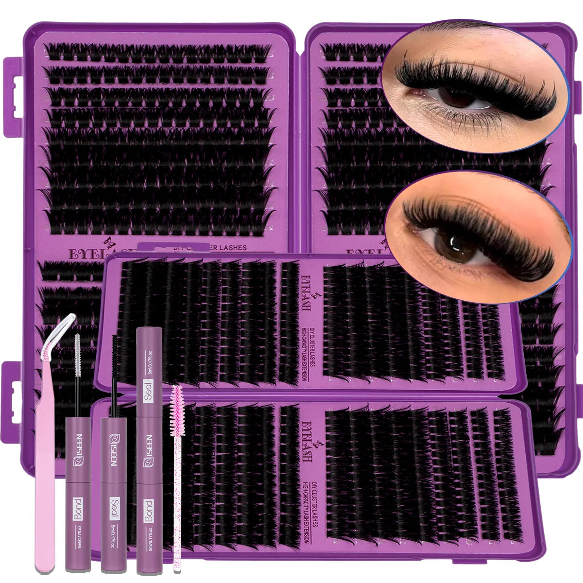 DIY Eyelash Cluster Kit(9-16mm)